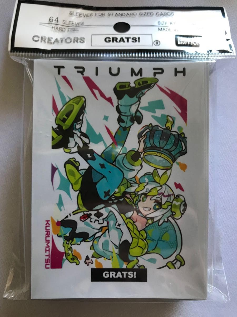 Amazon.co.jp: GRATS スリーブ TRIUMPH くるみつ クリエイターズ : ホビー